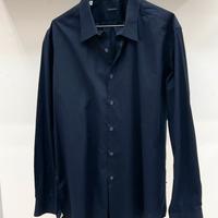 Camicia manica lunga blu