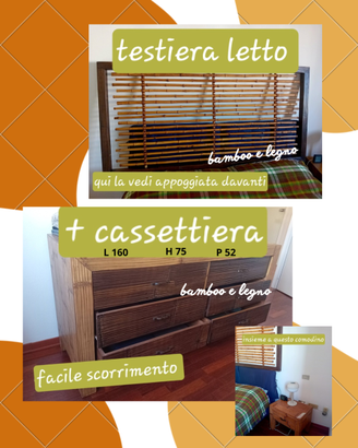 CASSETTONE E TESTIERA STILE ORIENTALE