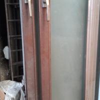 porte a vetro in legno