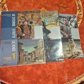 Le storie i fatti le idee . Libri scolastici. 