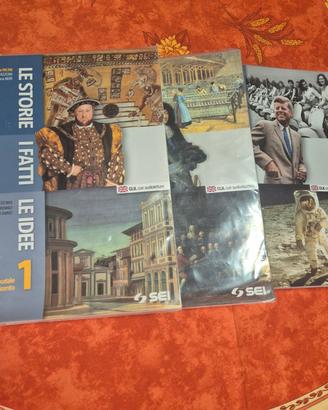 Le storie i fatti le idee . Libri scolastici. 