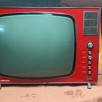 Tv vintage rossa