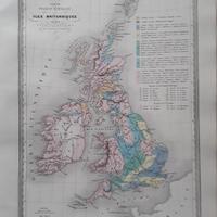 Carta geologica dell'Ottocento 