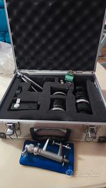 valigetta con set attrezzatura fotografica 