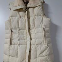 Piumino smanicato in piuma d'oca