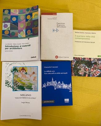 Libri vari architettura