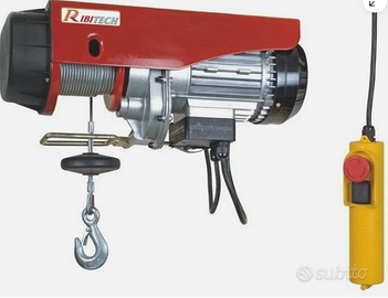 Paranco/verricello 990 Kg NUOVO uso domestico