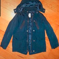 parka con cappuccio bambino tg 8 ann