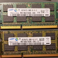 SO-DIMM PC3 4GB Samsung M471B per Franco