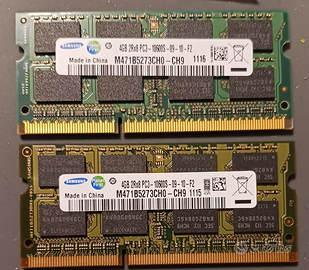 SO-DIMM PC3 4GB Samsung M471B per Franco