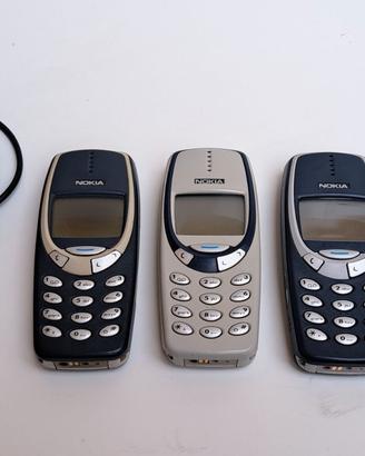 Nokia 3310 Vintage Lotto 3 Pezzi– Iconici telefoni