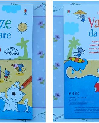 Libro da colorare con adesivi