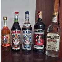 Set 5 superalcolici vintage