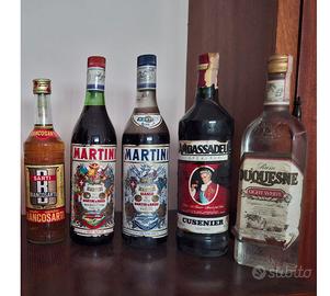 Set 5 superalcolici vintage