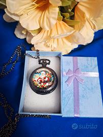 orologio con Babbo Natale Merry Christmast  