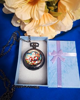 orologio con Babbo Natale Merry Christmast  