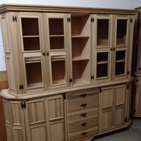 credenza in legno artigianale 