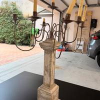 Grande Candeliere 9 fiamme – Stile Shabby Chic