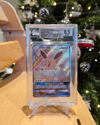 Eevee GX BGS 8.5 Black Star Promo Full Art Holo 20