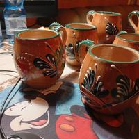 tazze vintage dipinte a mano 