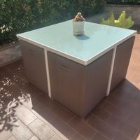 Tavolo da esterno alluminio