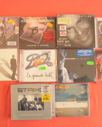 10 CD CANTANTI ITALIANI – CELLOFANATI NUOVI-RARI..