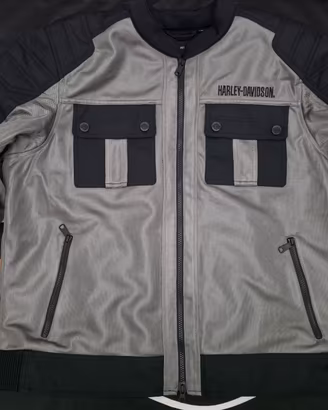 giacca uomo XL traforato harley antivento  protez
