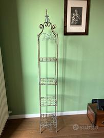 Etagere in ferro battuto vintage
