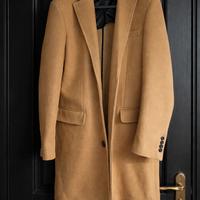 cappotto uomo ragazzo elegante cammello 