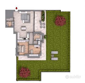 Ampio trilocale 70mq con giardino - San Polo