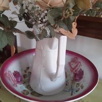 Brocca e catino vecchia ceramica