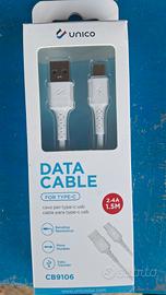 cavo tipo c usb per dati ricarica 