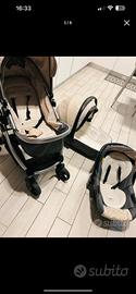 Trio passeggino + ovetto+ culla