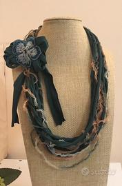 Collana in tessuto