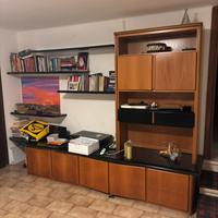 Parete attrezzata vintage anni 80