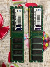 Kit Schede Memoria RAM Viking 2x256MB 266MHz