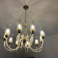 Lampadario in vetro di Murano 10 luci