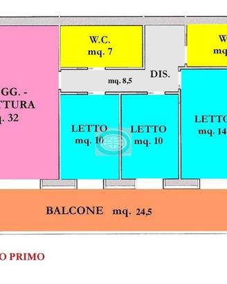 Appartamento di 136 m² con 4 locali e box auto a C