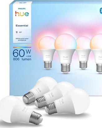 Philips Hue Essential Smart LED A60 (Confezione da