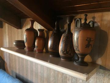 Lotto di vasi in ceramica di Grottaglie