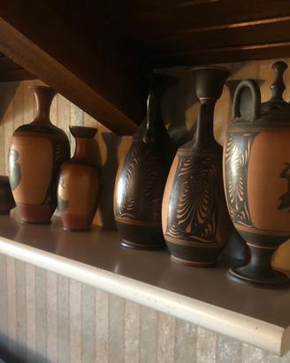 Lotto di vasi in ceramica di Grottaglie