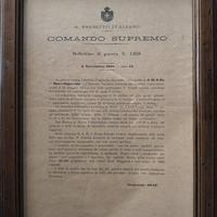 Bollettino di guerra datato 4 Novembre 1918