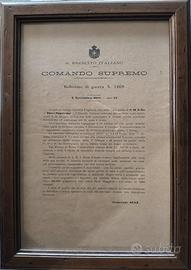 Bollettino di guerra datato 4 Novembre 1918
