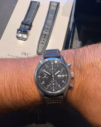iwc pilot IW3706 full set in garanzia, 2 cinturini