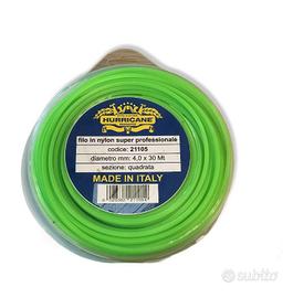 Filo nylon professionale 4,0×30 Mt2 Hurricane