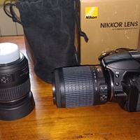 Obiettivi Nikon 18-55 + 55-200