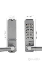 serratura con codice meccanico 