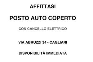 POSTO AUTO COPERTO VIA ABRUZZI