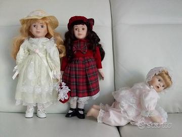 Bambole in porcellana "The promenade collection"