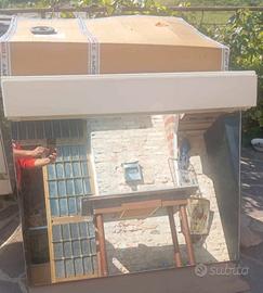 Specchiera con illuminazione integrata